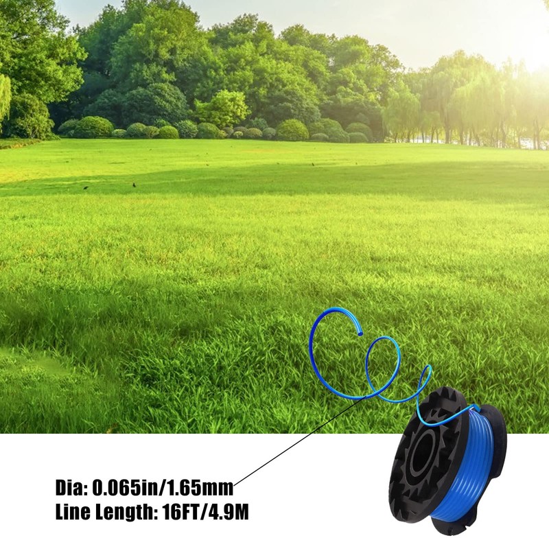 CDIYTOOL Line String Trimmer Spool, 1.65 mm Diameter Single Line