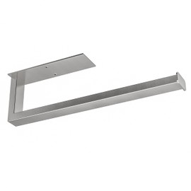 WZKALY Paper Towel Holder Under Cabinet, Self Adhesive or Wall Mount Paper Towel Roll Rack, SUS304 Stainless Steel Paper Towel Bar for Kitchen, Bathroom (Sliver)