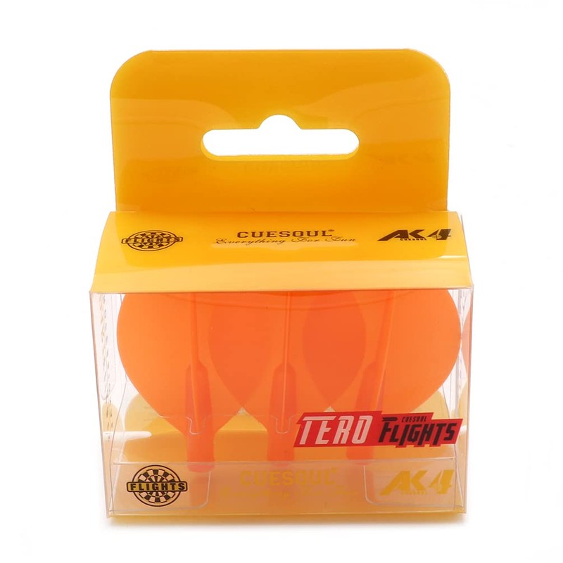 CUESOUL Orange TERO AK4 Dart Flight-Teardrop Shape