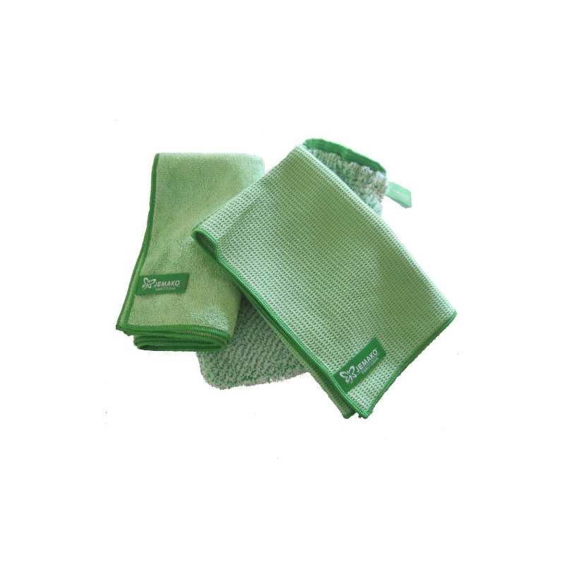 Jemako Set of 3 Green Professional Cloth (40 x 45