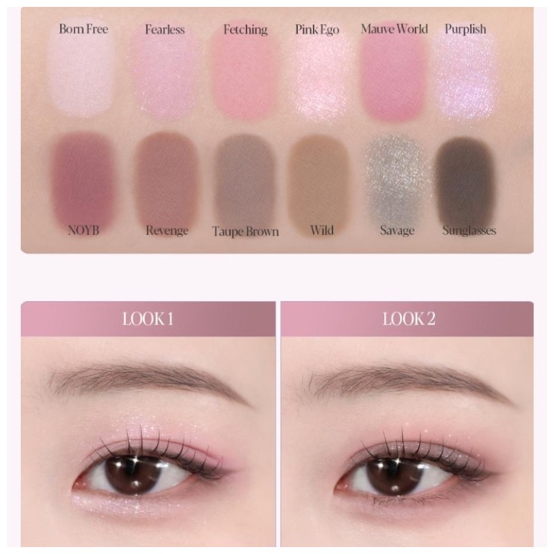ESPOIR Eye Core Palette 9g, Color:07 Pink Oat Latte