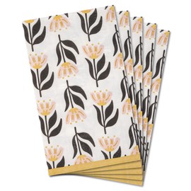 Karma, 20-Count 3-Ply Dinner Size Paper Napkins, Decorative Guest Paper Napkins for Party Picnic, Dinner, Baby Shower, Bridal Shower, Modish Flower