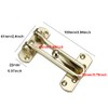 Front Door Restrictors, Security Chain Limiter Zinc Alloy Door Protector