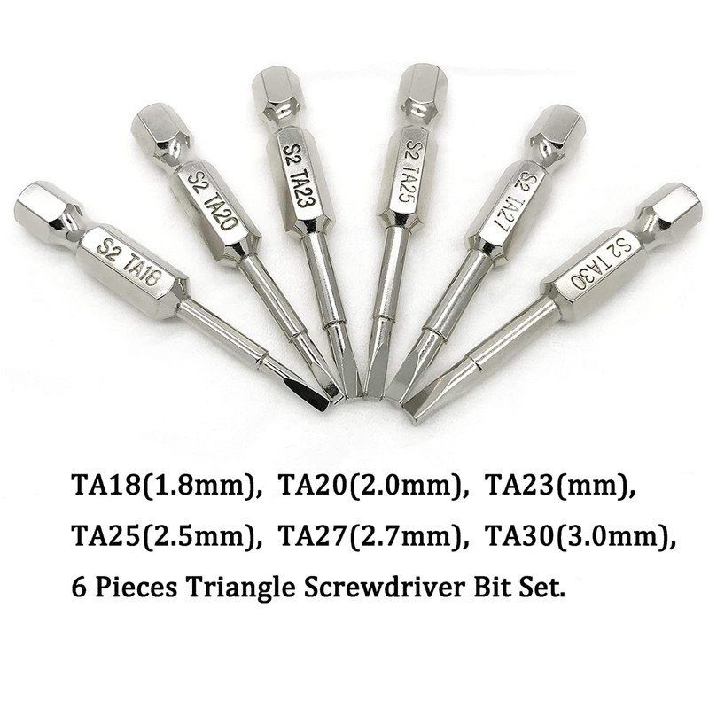 It Works Great Triangle Screwdriver Bit Set, Screw Head, 2