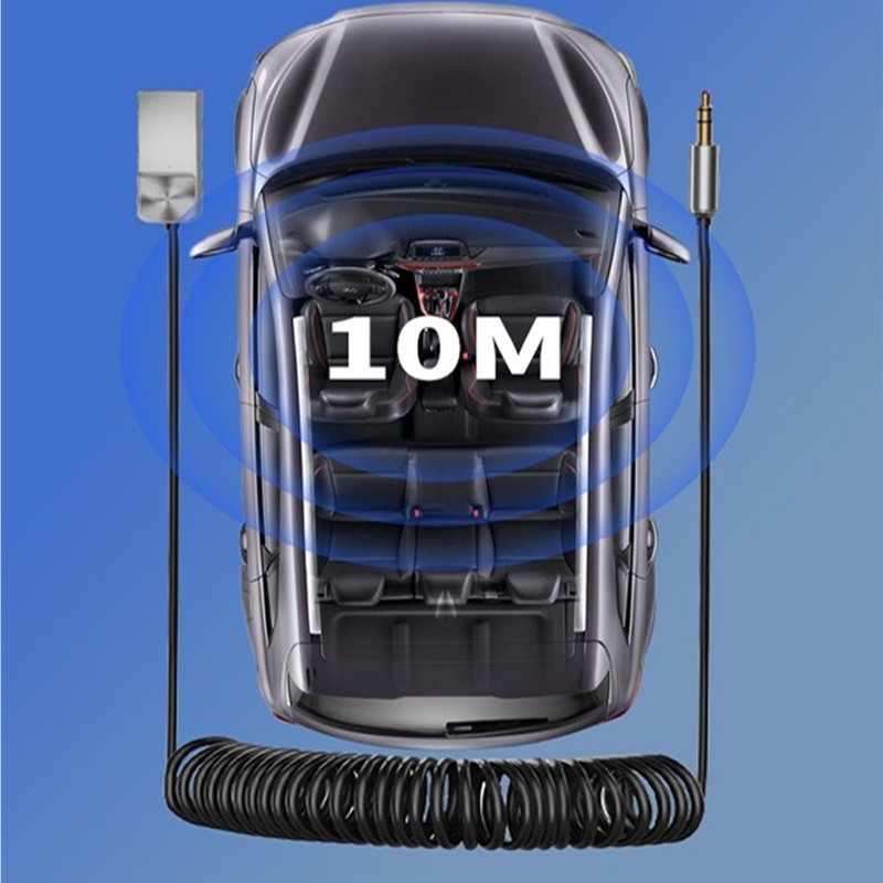Car Bluetooth Receiver 3.5mm Jack Fast Pairing Stable Connection Portable