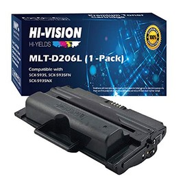 HI-Vision Replacement for Toner Cartridge MLT-D206L for SCX-5935 Series Laser Printer (206L Black 1 Pack)