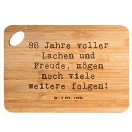 Mr. & Mrs. Panda Bamboo Chopping Board Saying 88th Birthday Joy Gift Lovingly Designed Wooden Boards Chopping Board Breakfast Board