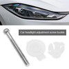 LT Easiyl 4x 533941141 Headlight Adjuster Screw Car Headlight Adjustment