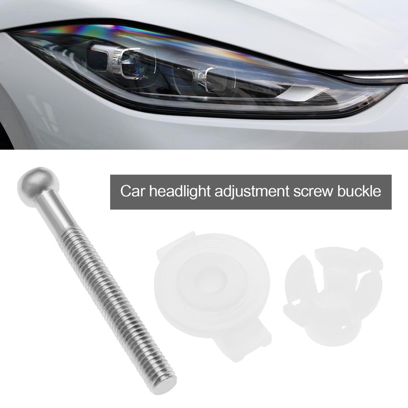 LT Easiyl 4x 533941141 Headlight Adjuster Screw Car Headlight Adjustment