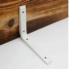 Strong Shelf Bracket Reinforced 150x125mm White Pack of 2 EAI