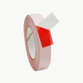 JVCC Double-Sided Red Polyester Film Tape [Acrylic Adhesive] (DC-PETF35-R): 3 in. (72mm actual) x 60 yds. (Red)