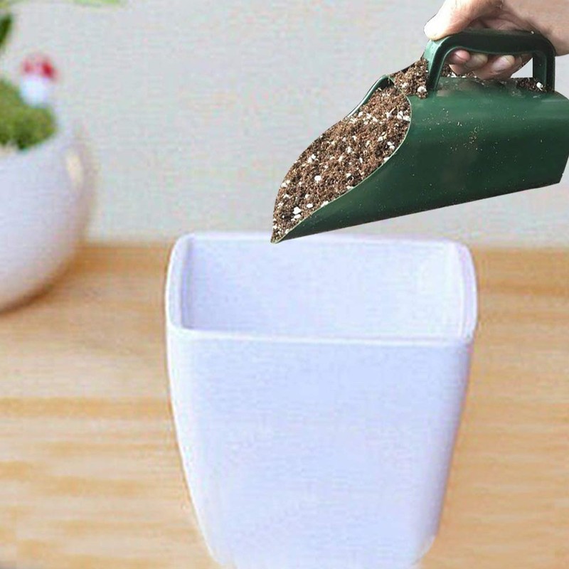 Soil Scoop, Plastic Garden Cultivation Scoop, Hand Scoop Soil Sifter