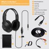 20Ft Extra Long Cord Headphones for TV & PC with