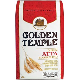 Golden Temple - Durum Atta Flour, 5.5 Pound (2.5 kg)