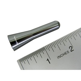 NEW 50mm 2” inch Short Stubby Aluminum Antenna in Gunmetal Grey Gray Silver for 2002-2005 Honda Si Ep3