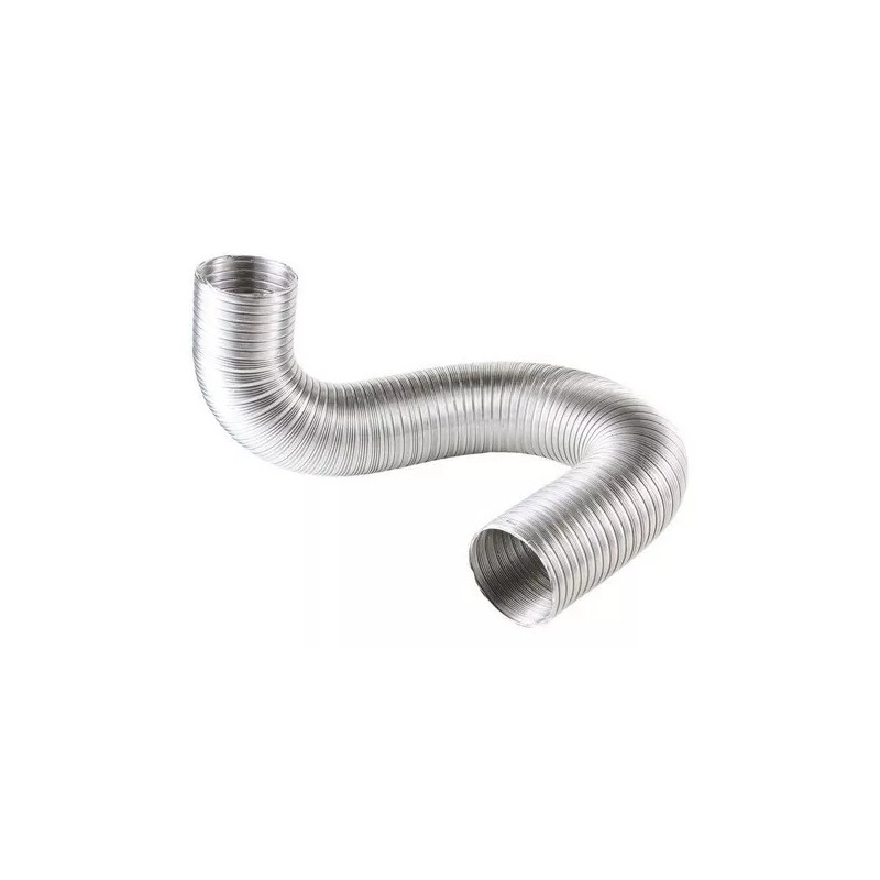 Miber Ducto Flexible De Aluminio 3 Pulgadas 2 Metros Largo