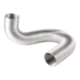 Miber Ducto Flexible De Aluminio 3 Pulgadas 2 Metros Largo