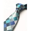 Ctskyte - Corbatas de cuadros para hombre, diseño de diamante,