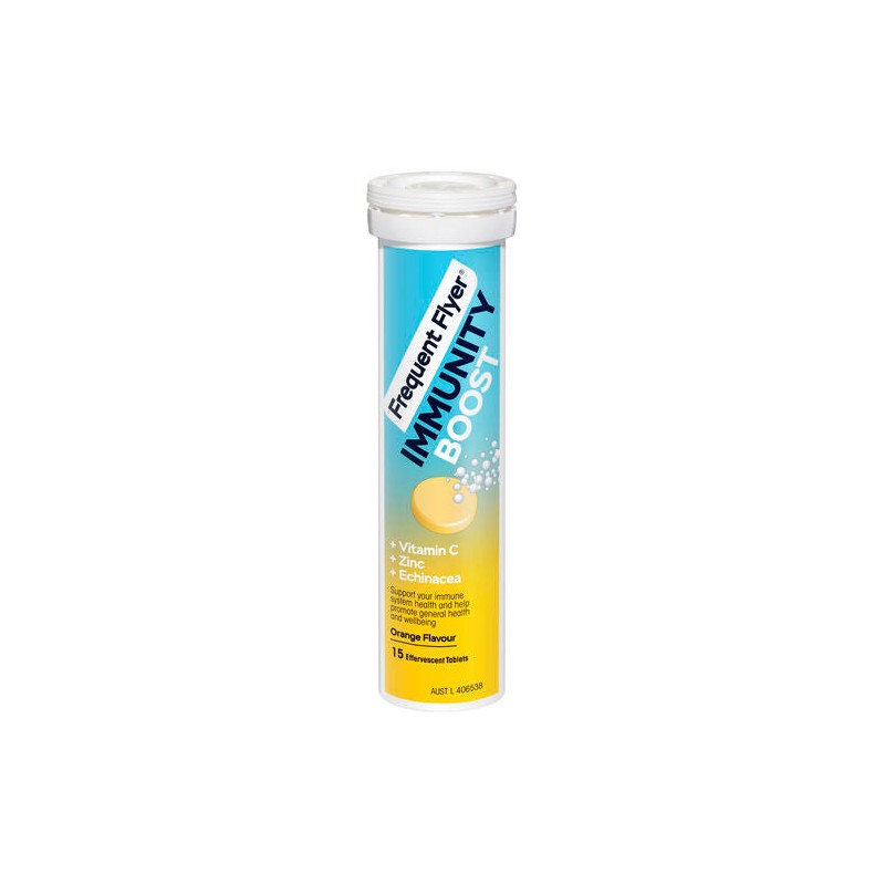 Frequent Flyer Immunity Boost Orange 15 Tablets
