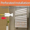 Set of 3 Radiator Mounting Brackets, Bathroom Radiator Towel Holder,