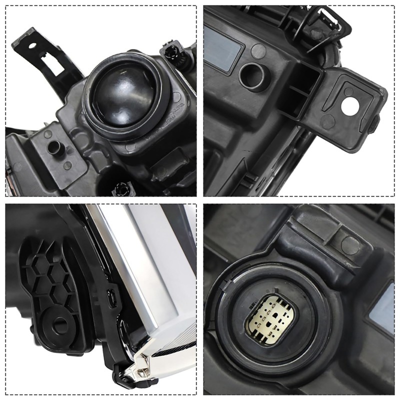 labwork Headlight Assembly, Compatible Replacement for 2016-2019 Chevy Silverado 1500