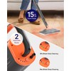 HelpX Steam Mop Cleaner with Detachable Handheld Steamer, 20 in