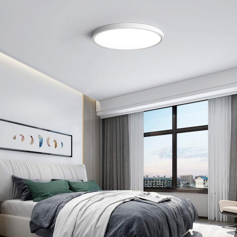 TALOYA LED Ceiling Light Living Room White, 15.8 Inch Thin