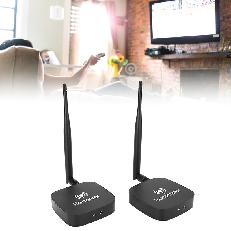 Plastic HD H.264 50M WIFI Signal Extender 165MHz All Digital