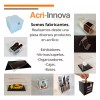 ACRI INNOVA Organizador De Acrílico Para Brochas De Maquillaje.