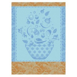 Le Jacquard Francais Tea Towel Salade d'été Bleuet