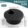 DLPRK Pack of 10 Desk Cable Grommet, Desk Cable Hole