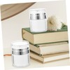 Ipetboom 2pcs Airless Pump Vacuum Cream Jars Press Pump Containers