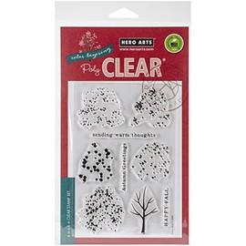 Hero Arts CL886 Color Layering Fall Trees Design Stamp