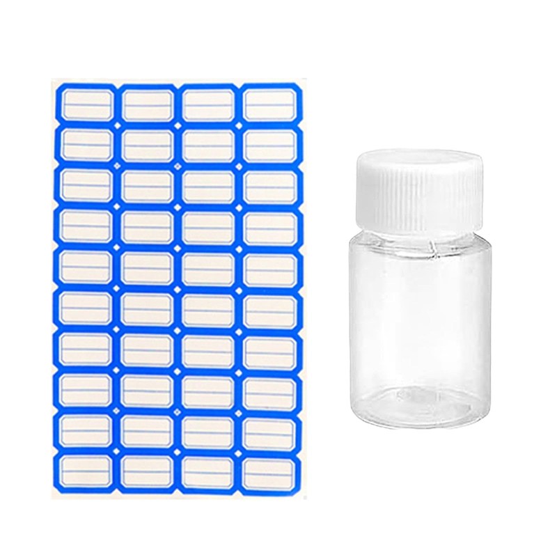TENOL 60Pcs Clear Liquid Sample Vial Liquid Sampling Bottles 15ml