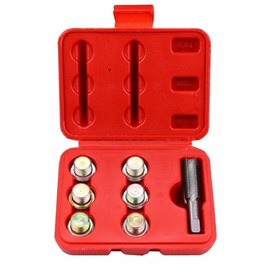 BestsQ Oil Drain Plug Tap Thread Repair Kit Oil Pan Screws Rethread Tool M17 x 1.5MM
