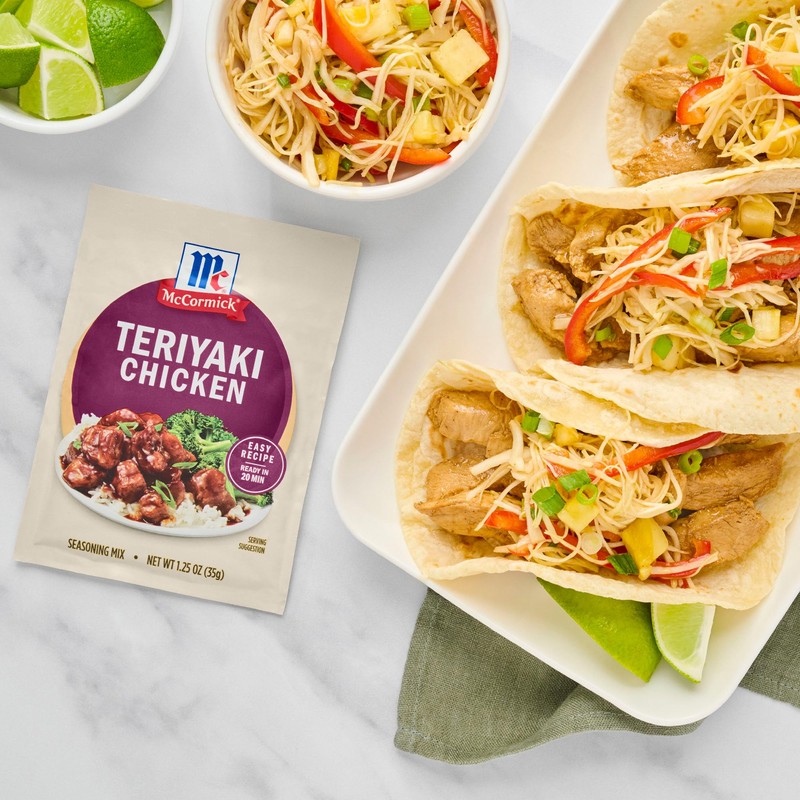 McCormick Instant Pot Teriyaki Chicken Seasoning Mix, 1.25 oz (Pack