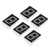 PATIKIL 5pcs Common Anode 7 Segments 10 Pin 1 Bit