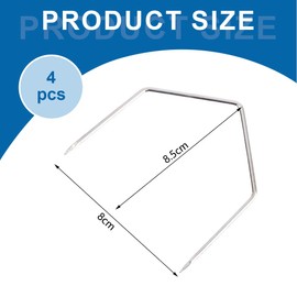 NHPY Set of 4 Radio Removal Tool, DIN Double Car Radio Release Tool, Compatible with Opel Removal, Double DIN Removal Tool, Car Radios Tool, Car Radio Removal Tool