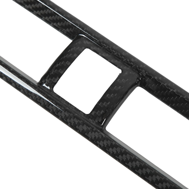 Center Console Air Outlet Cover Carbon Fiber Dashboard AC Vent