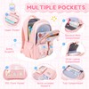 QIXIHU Kids Backpack for Girls - Kawaii School Backpack with