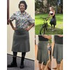 Women Knee Length Skirts with Leggings,Skirted Leggings Skorts Capris for