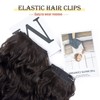Clip in Synthetic Hair Extensions Long Wavy 4PCS Thick Hairpieces