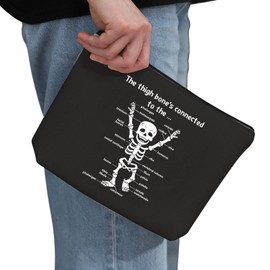 G2TUP Future Nurse Gift Anatomy Nurse Makeup Bag Nurse RN Cosmetic Bag Nurse Appreciation Gift Nurse Graduation Gift (Anatomy Nurse MB)