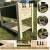 Wooden Elevated Kids Planter Box,Children Gardening Raised Bed