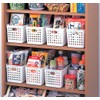 Inomata Chemical Storage Baskets, Stock Baskets, Slim, White, Set of