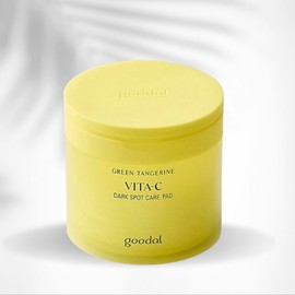 Goodal Green Tangerine Vita C Blemish Care Pad Alpha Main Product 70 Sheets + Refill 70 Sheets, 1 Pack / 구달 청귤 비타C 잡티케어 패드 알파 본품 70매+리필 70매, 1개