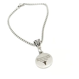 Pseudotumor Idiopathic Intracranial Hypertension IIH Medical Notice Charm Bracelet, Medical Condition Awareness, Gift For Her