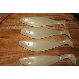 Unbranded 6" Shad Peddle Tail Swimbaits Fishing Soft Lure Bait  5 Pc.