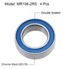 uxcell MR106-2RS Deep Groove Ball Bearings 6mm Inner Dia 10mm