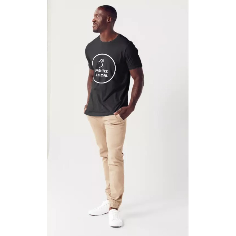 Gildan Unisex Black Golf Poly blend TShirt